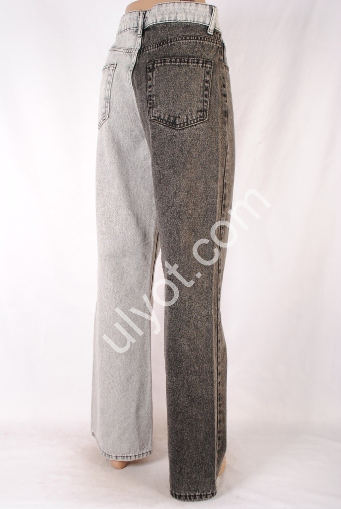 Фото 3 ДЖИНСИ TOP SHOP (25-32) ГРАФІТ+СВ.СІРИЙ 5013