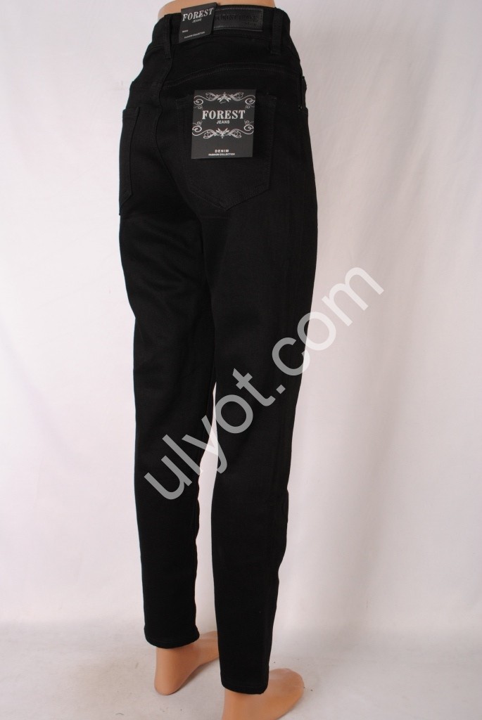 Фото 3 ДЖИНСИ FOREST JEANS (25-30) ЧОРНИЙ БАЙКА 132