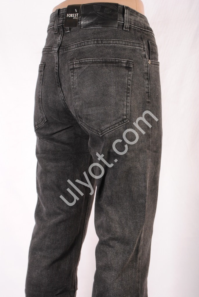 Фото 1 ДЖИНСЫ FOREST JEANS (30-38) ГРАФИТ 1055