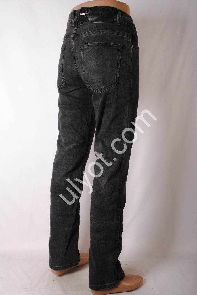 Фото 3 ДЖИНСЫ FOREST JEANS (30-38) ГРАФИТ 1055