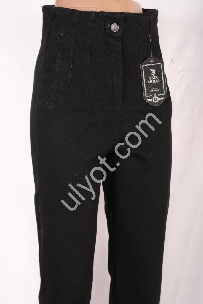 Фото 2 ДЖИНСЫ YMR (34-42) ЧЕРНЫЙ 23483
