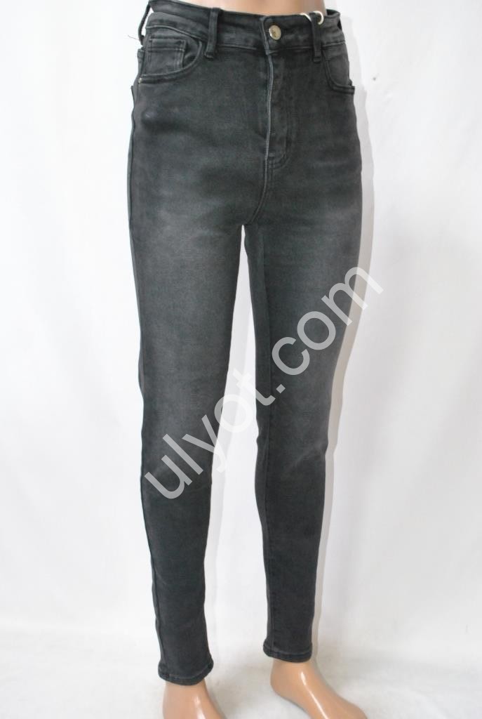 ДЖИНСЫ M.SARA (M-3XL(2L)) ГРАФИТ 3885A