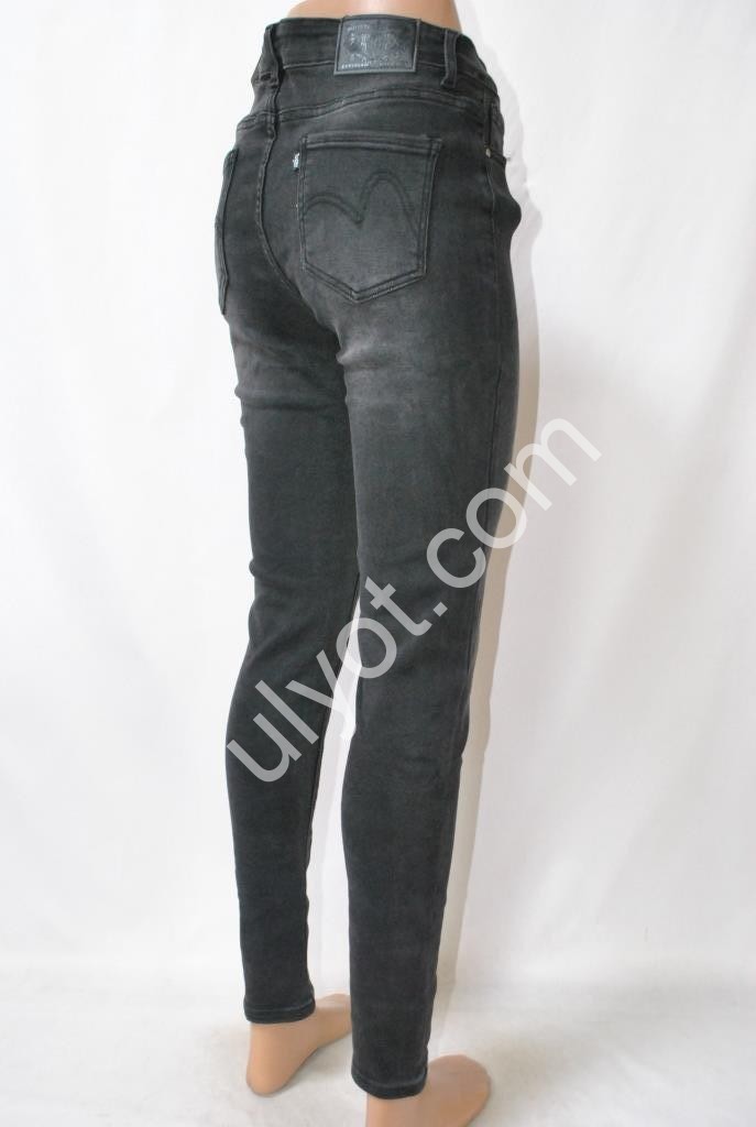 Фото 3 ДЖИНСЫ M.SARA (M-3XL(2L)) ГРАФИТ 3885A