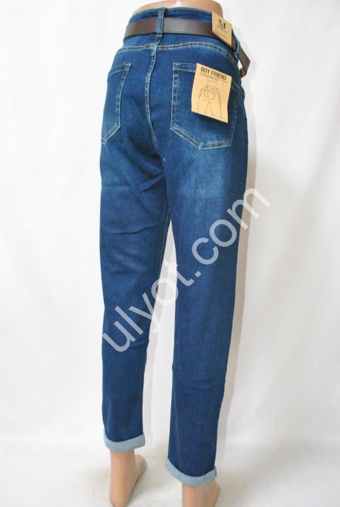 Фото 3 ДЖИНСЫ M.SARA (M-3XL(2L)) СИНИЙ 362-2