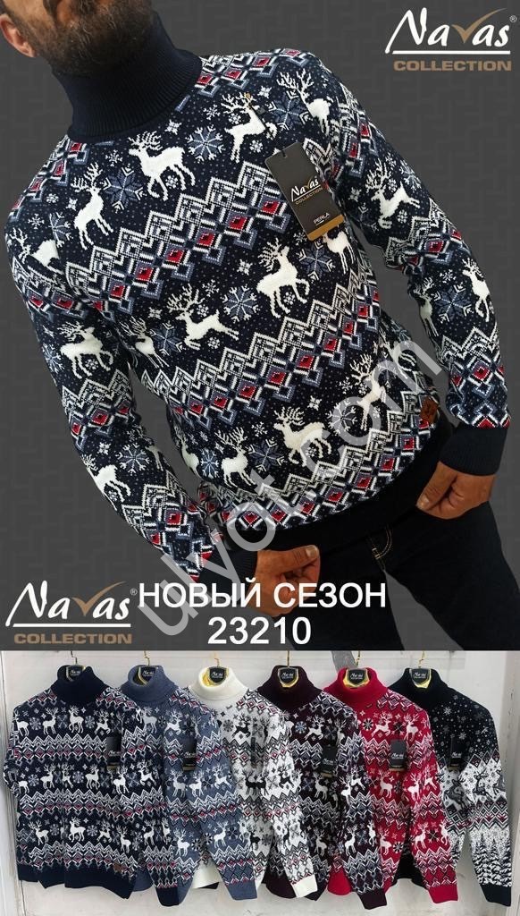 СВИТЕР NAVAS (M-XL) ЧЕРНЫЙ 23210