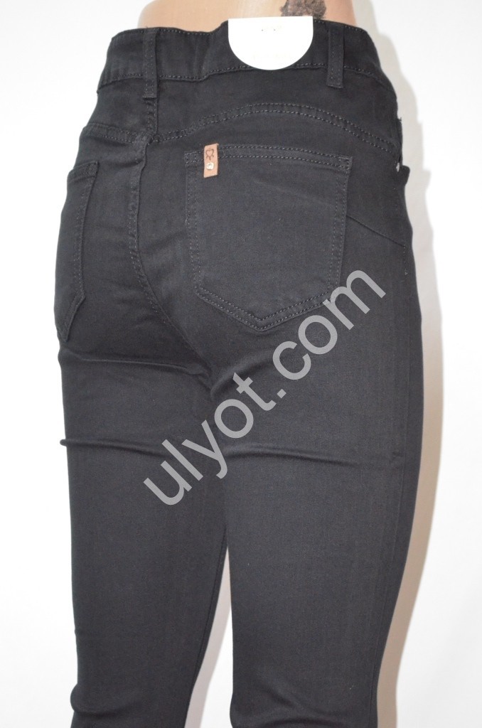 ДЖИНСЫ PRETTY BABY (31-38) ЧЕРНЫЙ 086