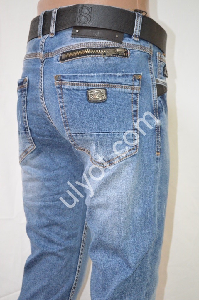 ДЖИНСИ RESALSA (30-38) БЛАКИТНИЙ 8093