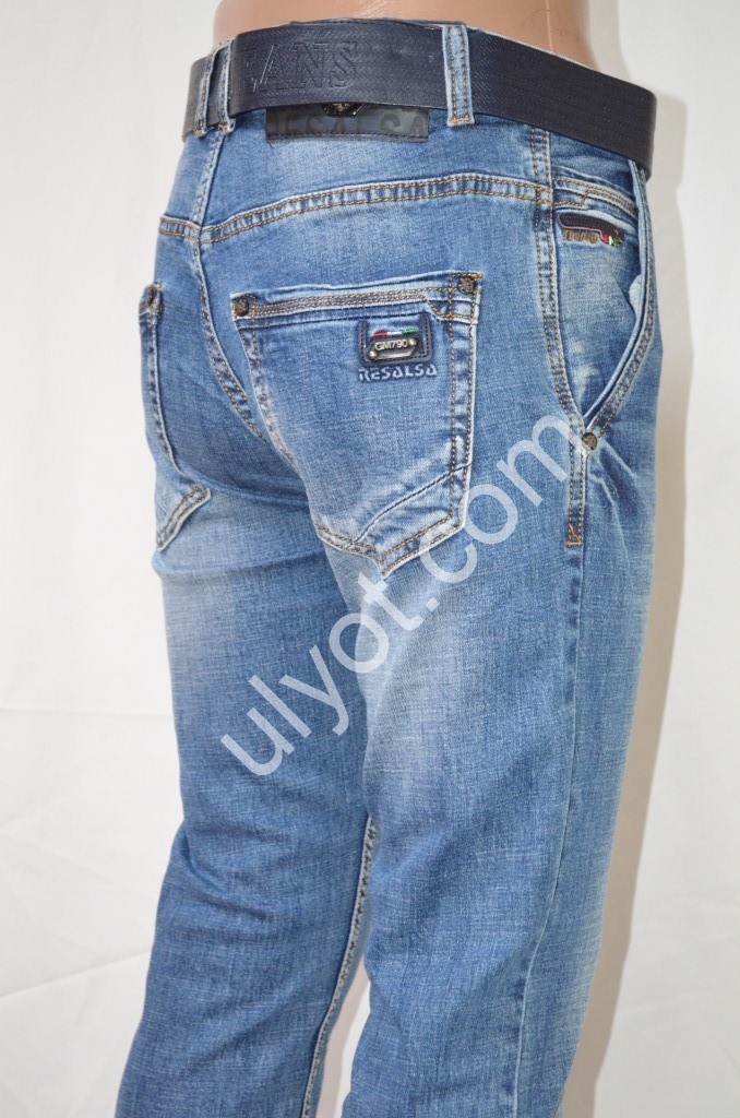 ДЖИНСИ RESALSA (27-33) СИНІЙ 9658