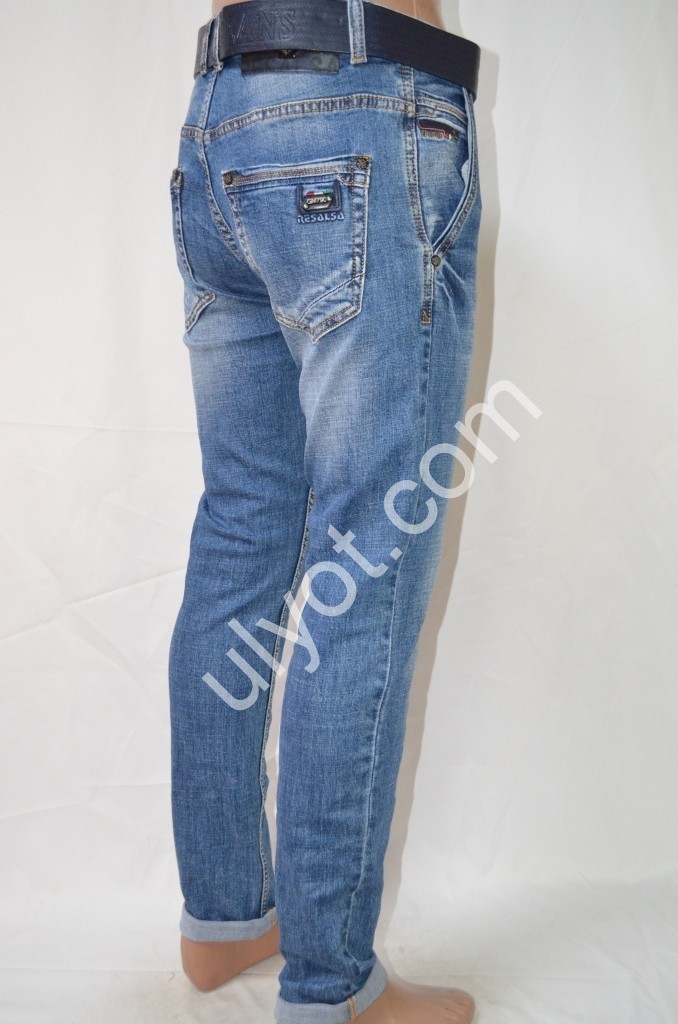 Фото 3 ДЖИНСИ RESALSA (27-33) СИНІЙ 9658