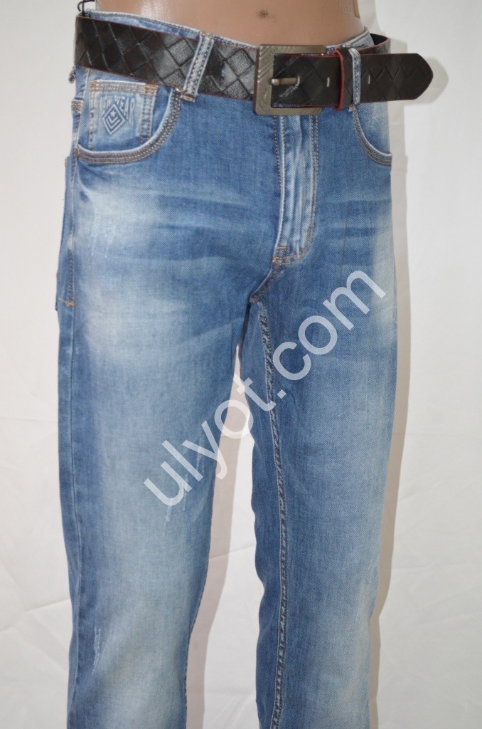 Фото 2 ДЖИНСЫ RESALSA (29-36) ГОЛУБОЙ 9672