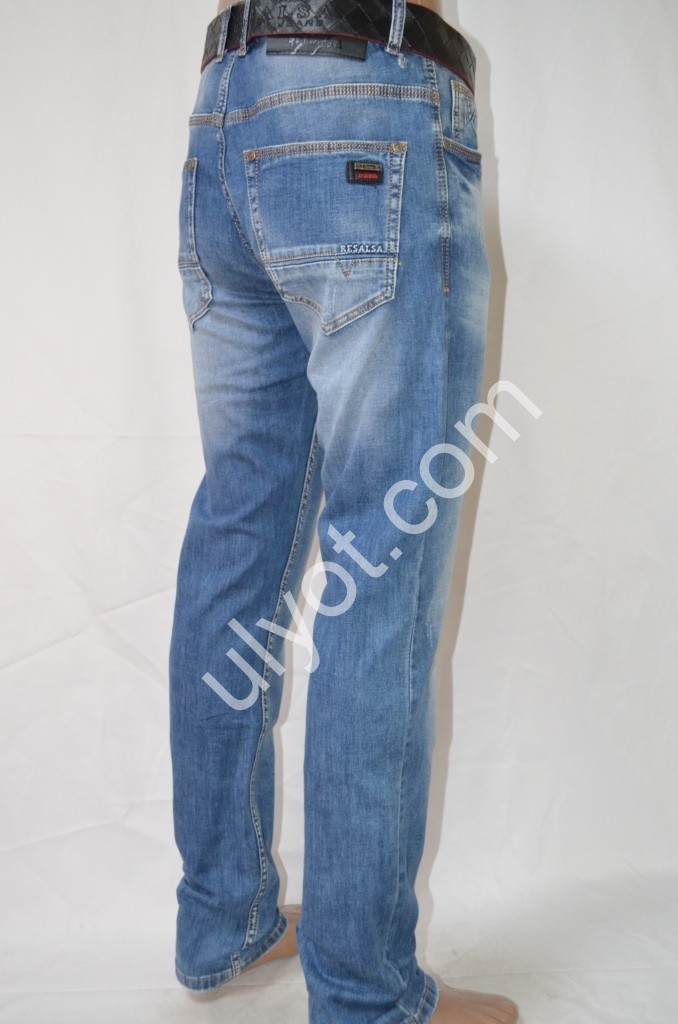Фото 3 ДЖИНСЫ RESALSA (29-36) ГОЛУБОЙ 9672
