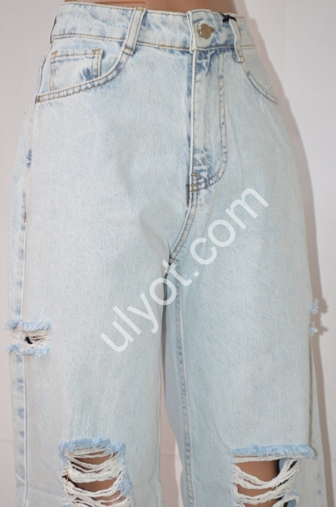 Фото 2 ДЖИНСИ REAL FOCUS (25-30) СВ.ГОЛУБИЙ 1544-24