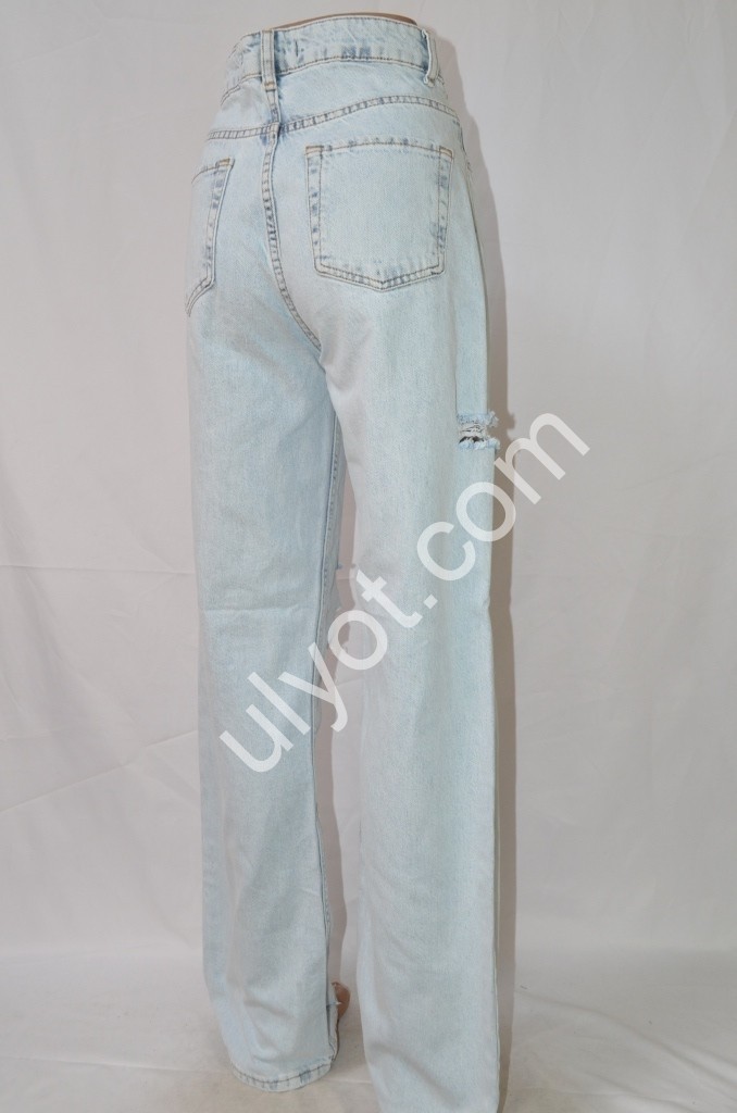 Фото 3 ДЖИНСИ REAL FOCUS (25-30) СВ.ГОЛУБИЙ 1544-24