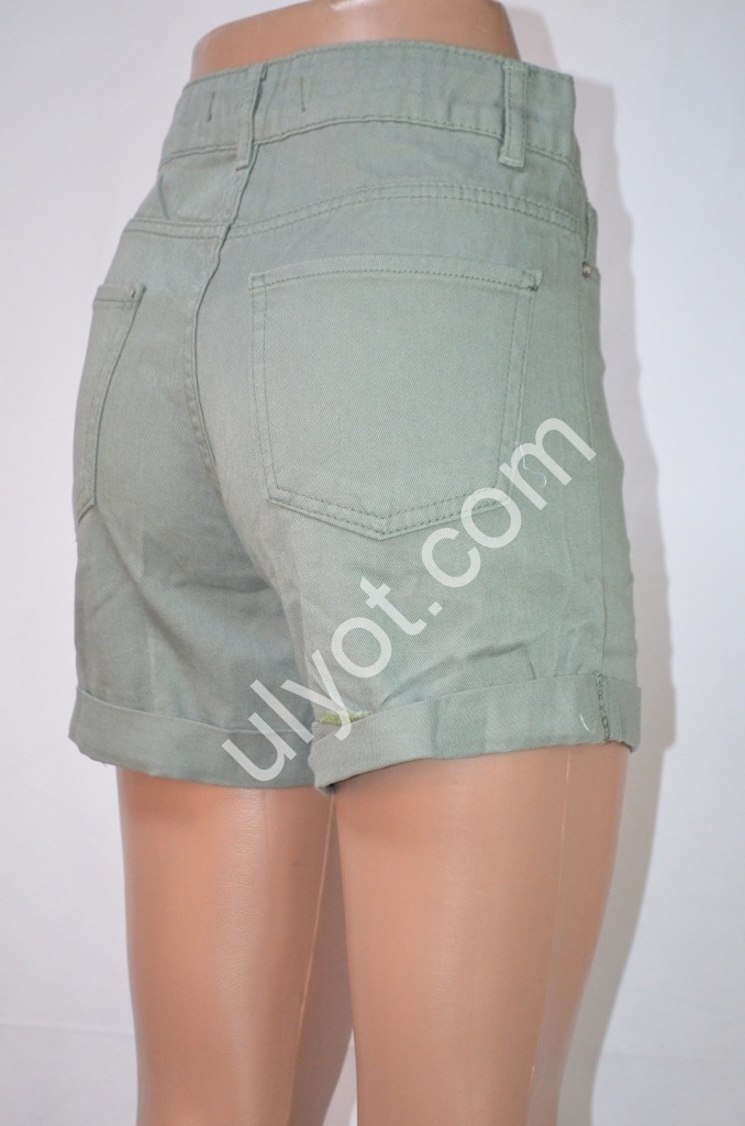 ШОРТЫ JEAN SHOP (25-32) Т.ОЛИВКА 597