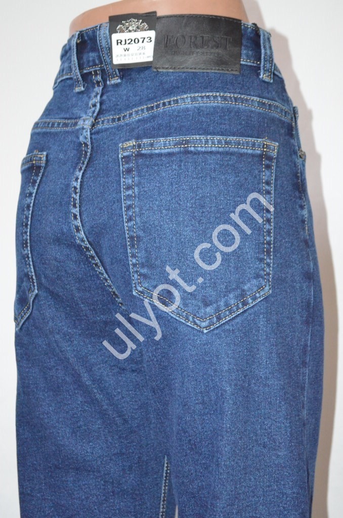 ДЖИНСЫ FOREST JEANS (28-36) СИНИЙ 2073