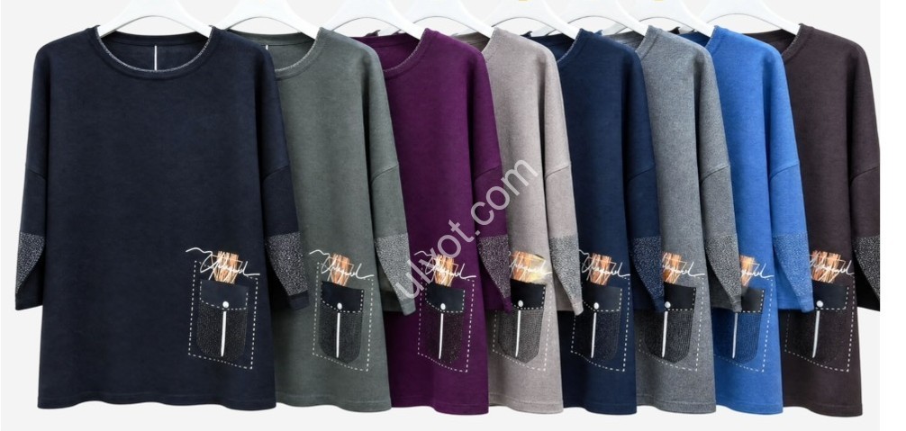 Фото 2 СВИТЕР (ONE SIZE 60-62) МИКС 88179