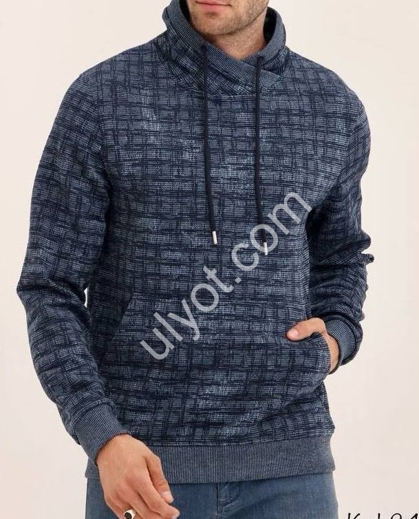 СВИТЕР VIP STENDO (M-2XL) ДЖИНС 243523