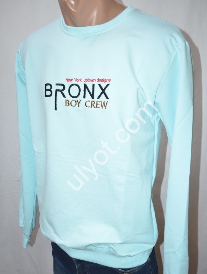 СВИТШОТ BRONX (S-2XL) СВ.ГОЛУБОЙ 