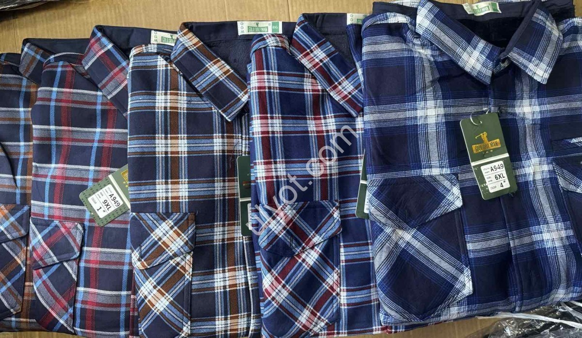 Фото 1 РУБАШКА (6XL-10XL) МЕХ МИКС 949