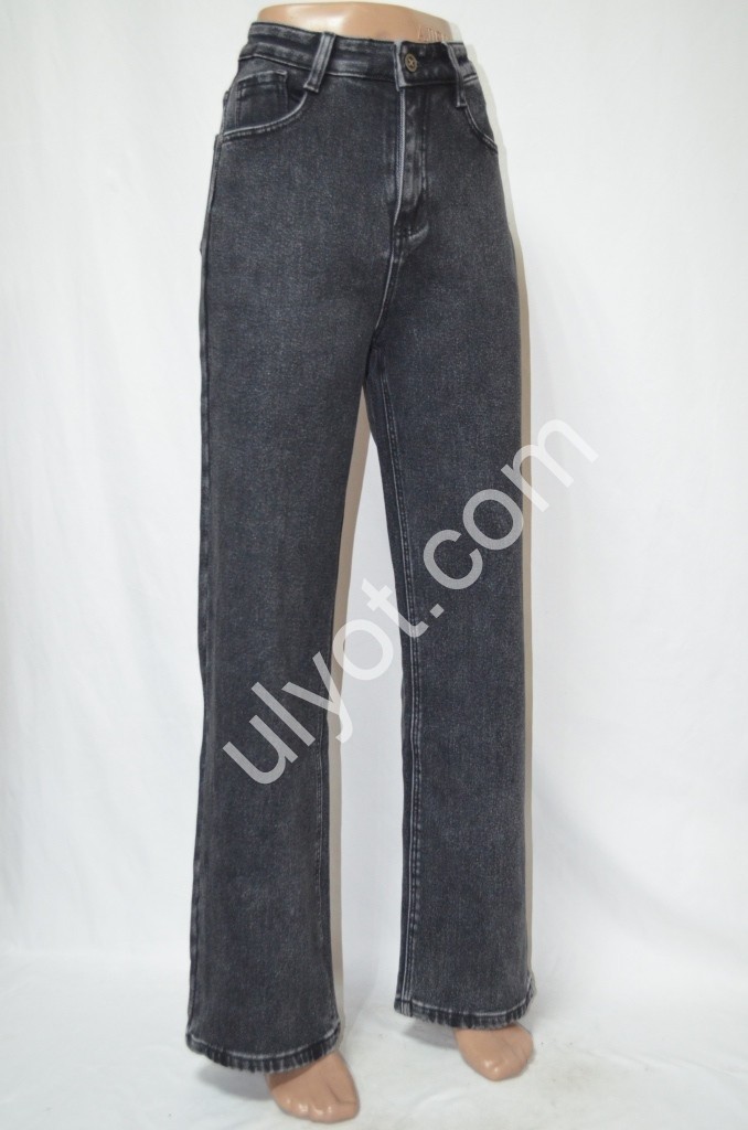 ДЖИНСЫ FOREST JEANS (25-28) ГРАФИТ ФЛИС 3689