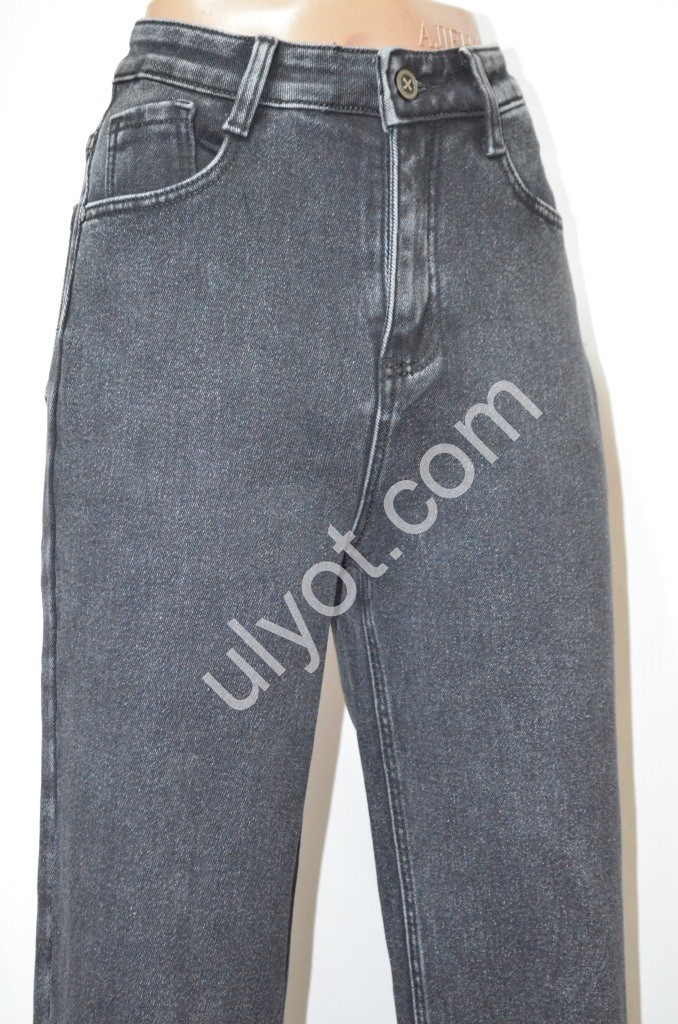 Фото 2 ДЖИНСЫ FOREST JEANS (25-28) ГРАФИТ ФЛИС 3689