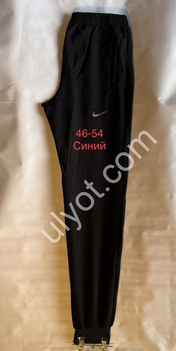 СПОРТ.ШТАНЫ N02 (46-54) МАНЖЕТ Т.СИНИЙ 