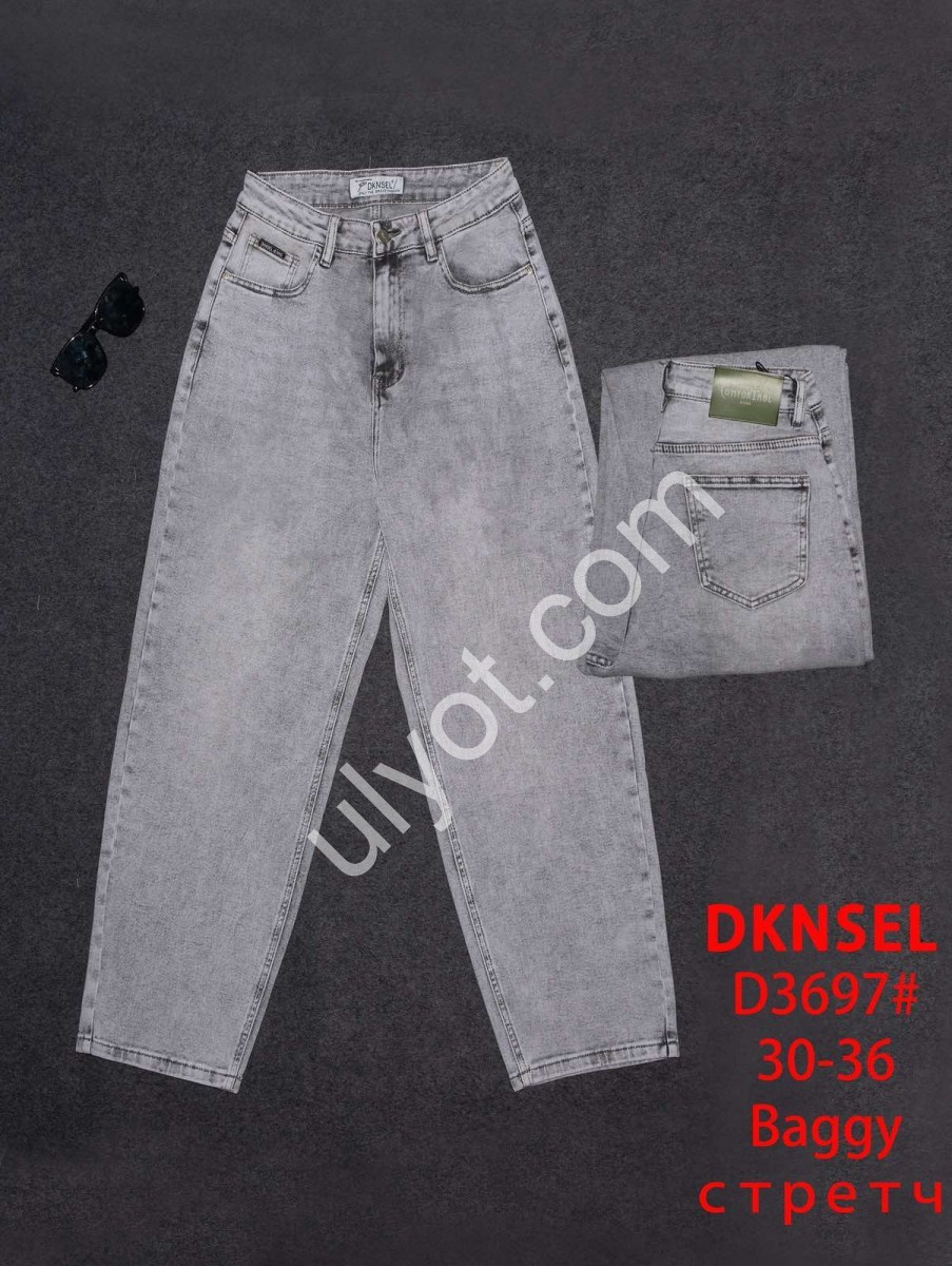 ДЖИНСИ DKNSEL (30-36) СВ.СІРИЙ 3697