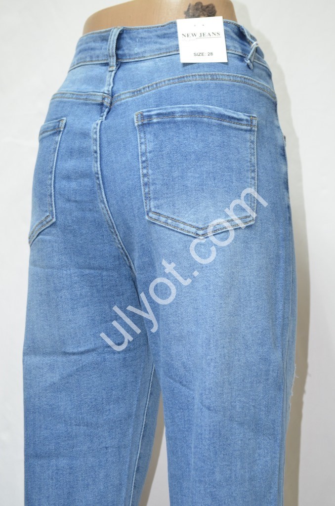 ДЖИНСЫ NEW JEANS (28-33) ГОЛУБОЙ 521