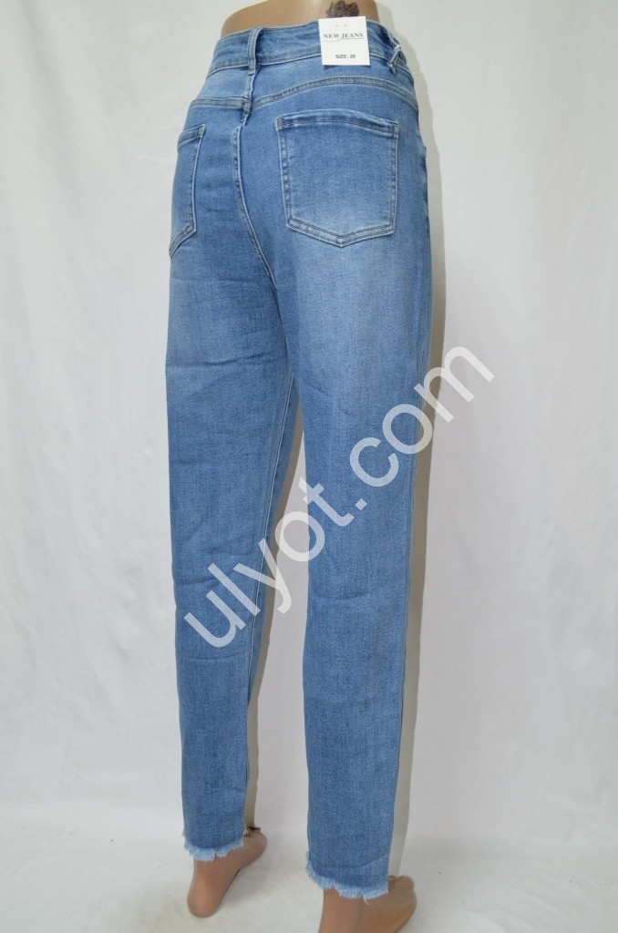 Фото 3 ДЖИНСЫ NEW JEANS (28-33) ГОЛУБОЙ 521