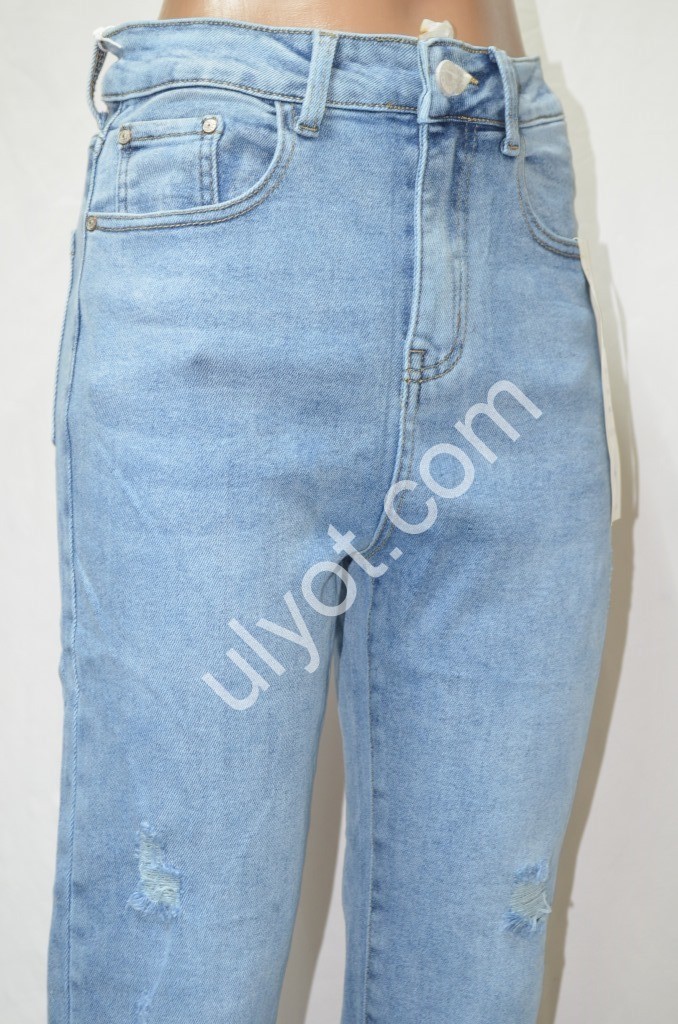 Фото 2 ДЖИНСЫ NEW JEANS (25-30) ГОЛУБОЙ 509