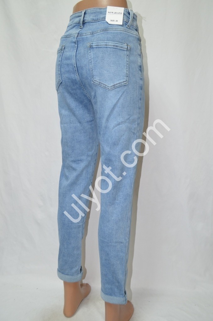 Фото 3 ДЖИНСЫ NEW JEANS (25-30) ГОЛУБОЙ 509