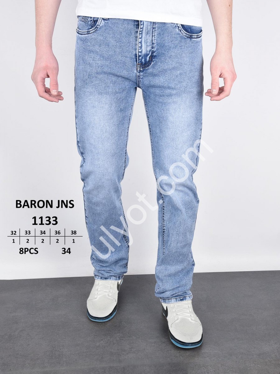 ДЖИНСИ BARON (32-38) БЛАКИТНИЙ 1133