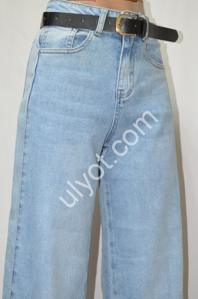 Фото 2 ДЖИНСЫ DENIM NEW (25-30) ГОЛУБОЙ 591
