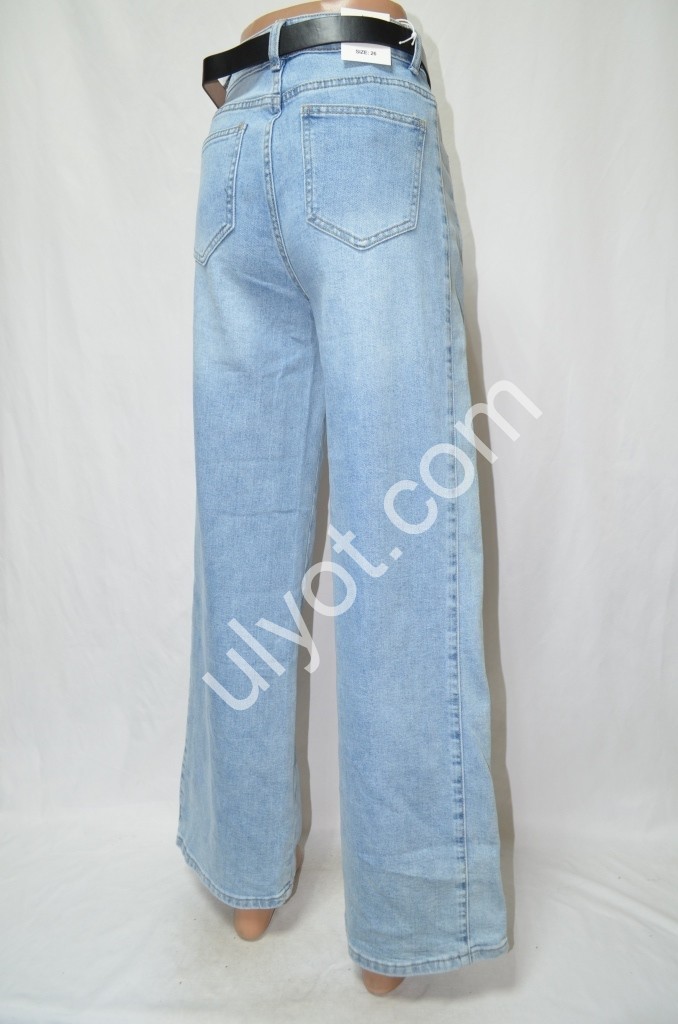 Фото 3 ДЖИНСЫ DENIM NEW (25-30) ГОЛУБОЙ 591