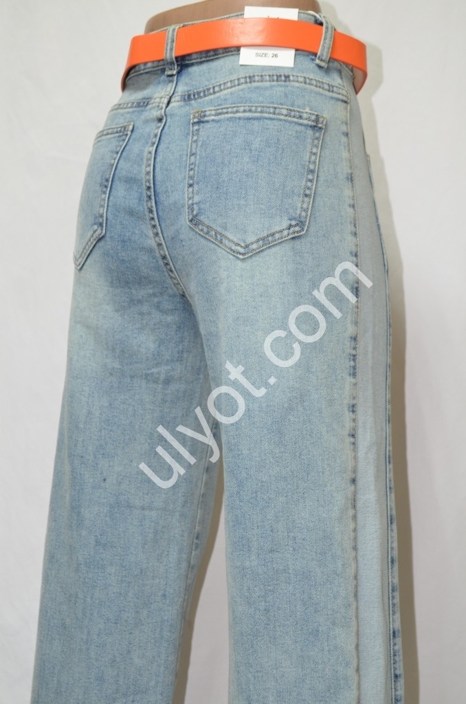 ДЖИНСЫ DENIM NEW (25-30) Т.ГОЛУБОЙ 593