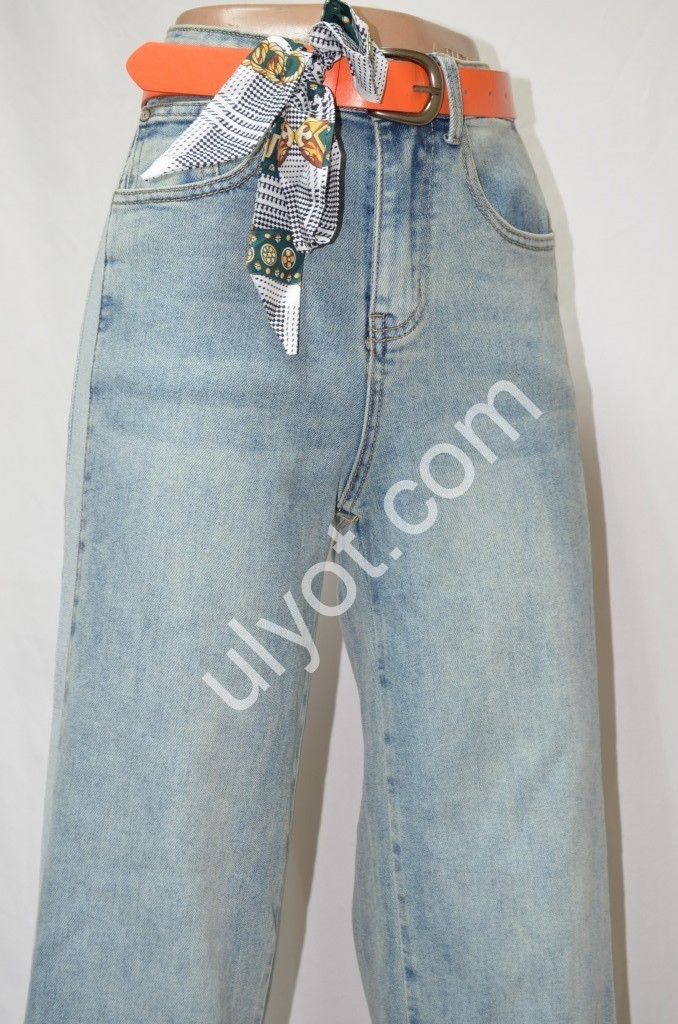 Фото 2 ДЖИНСЫ DENIM NEW (25-30) Т.ГОЛУБОЙ 593