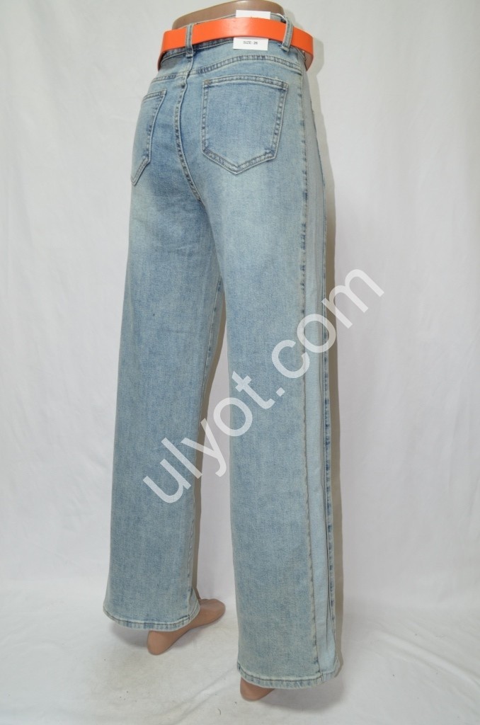 Фото 3 ДЖИНСЫ DENIM NEW (25-30) Т.ГОЛУБОЙ 593