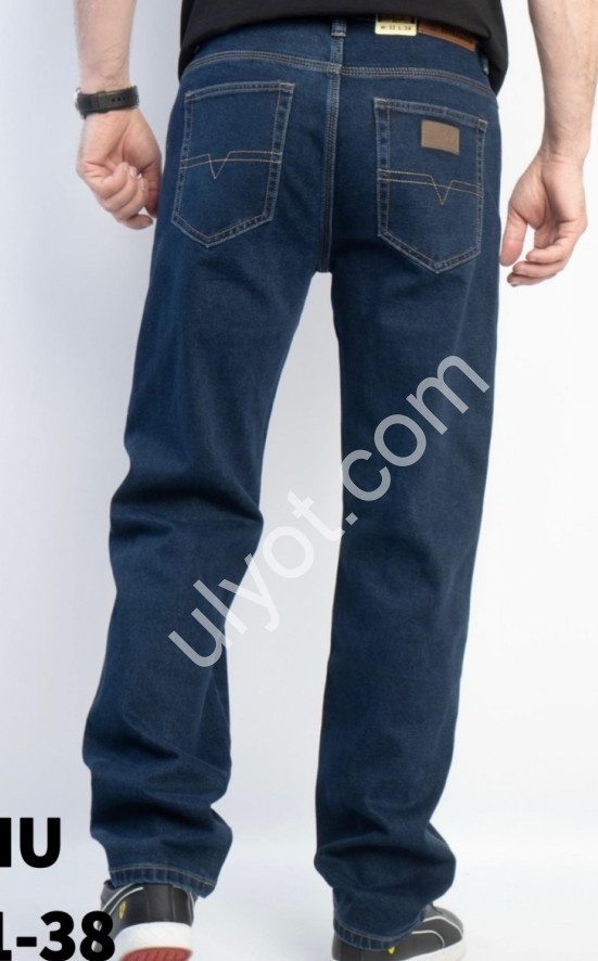 ДЖИНСЫ BASANJIU (31-38) Т.СИНИЙ 603-9