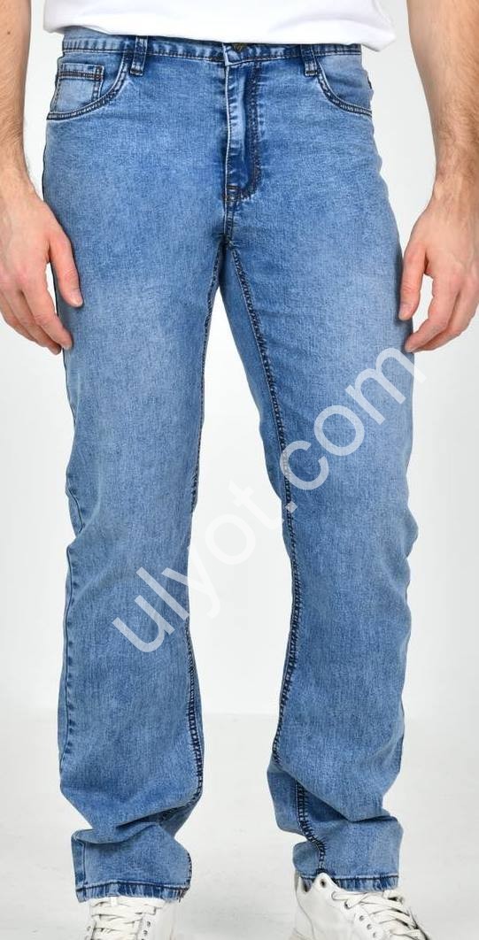 ДЖИНСЫ LS. JEANS (34-44) ГОЛУБОЙ 333D