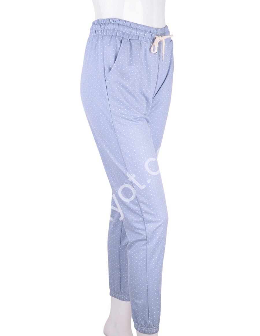 СПОРТ.ШТАНЫ (S-2XL) СВ.ГОЛУБОЙ 4000-4905-4
