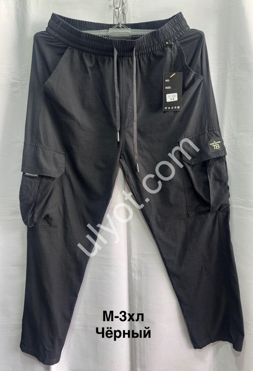 ШТАНИ (M-3XL) ЧОРНИЙ 3005