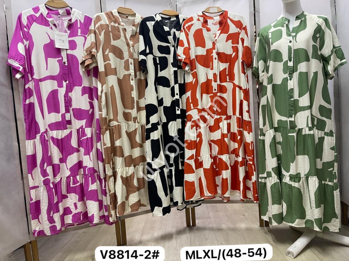 СУКНЯ (M-ХL) РОЖОВИЙ 8814-2