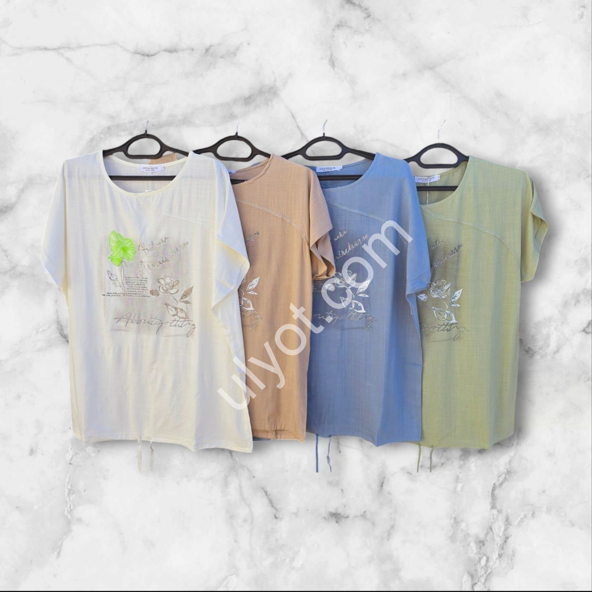 Сорочка (M-XXL) БІЖОВИЙ 1803