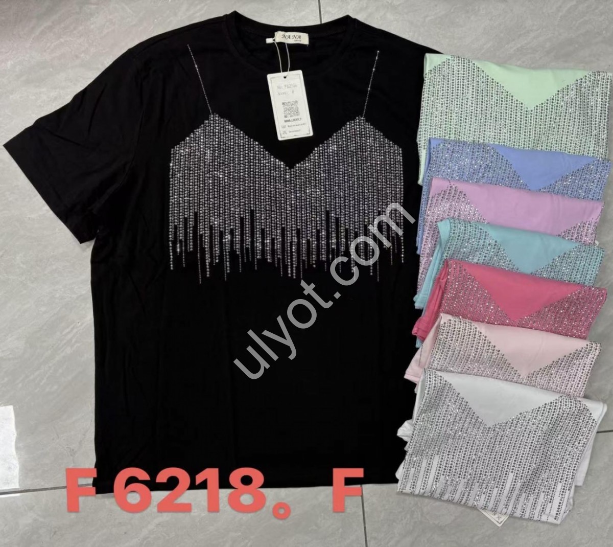 ФУТБОЛКА (58,60) МІКС КОЛІР F6218