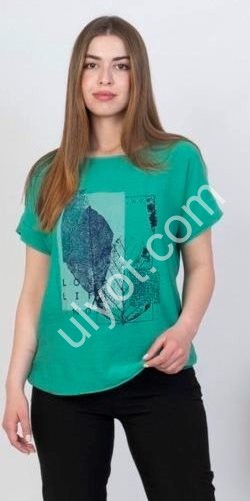 ФУТБОЛКА (XL-4XL) ОЛІВК 390