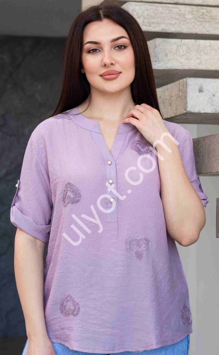 БЛУЗКА (XL-4XL) Зелений 211