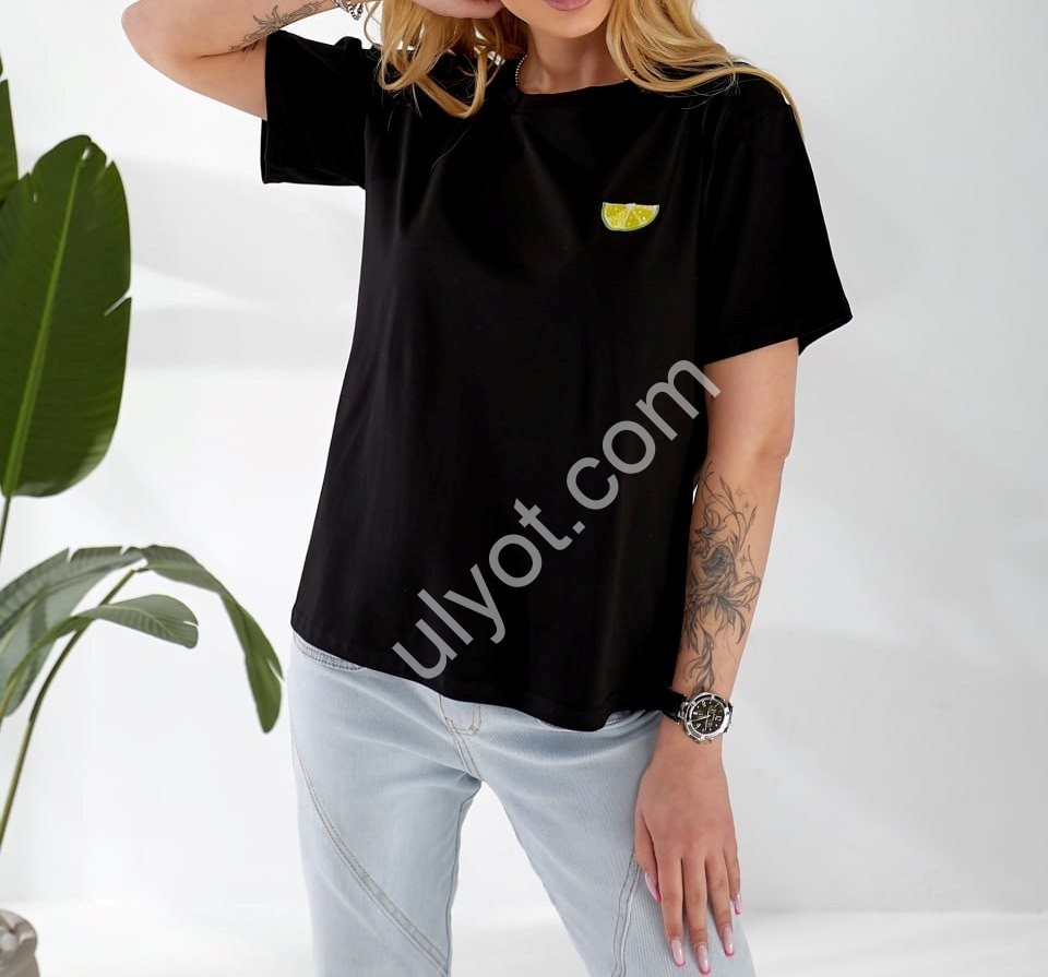ФУТБОЛКА LIME (ONE SIZE 42-46) ЧОРНИЙ 783