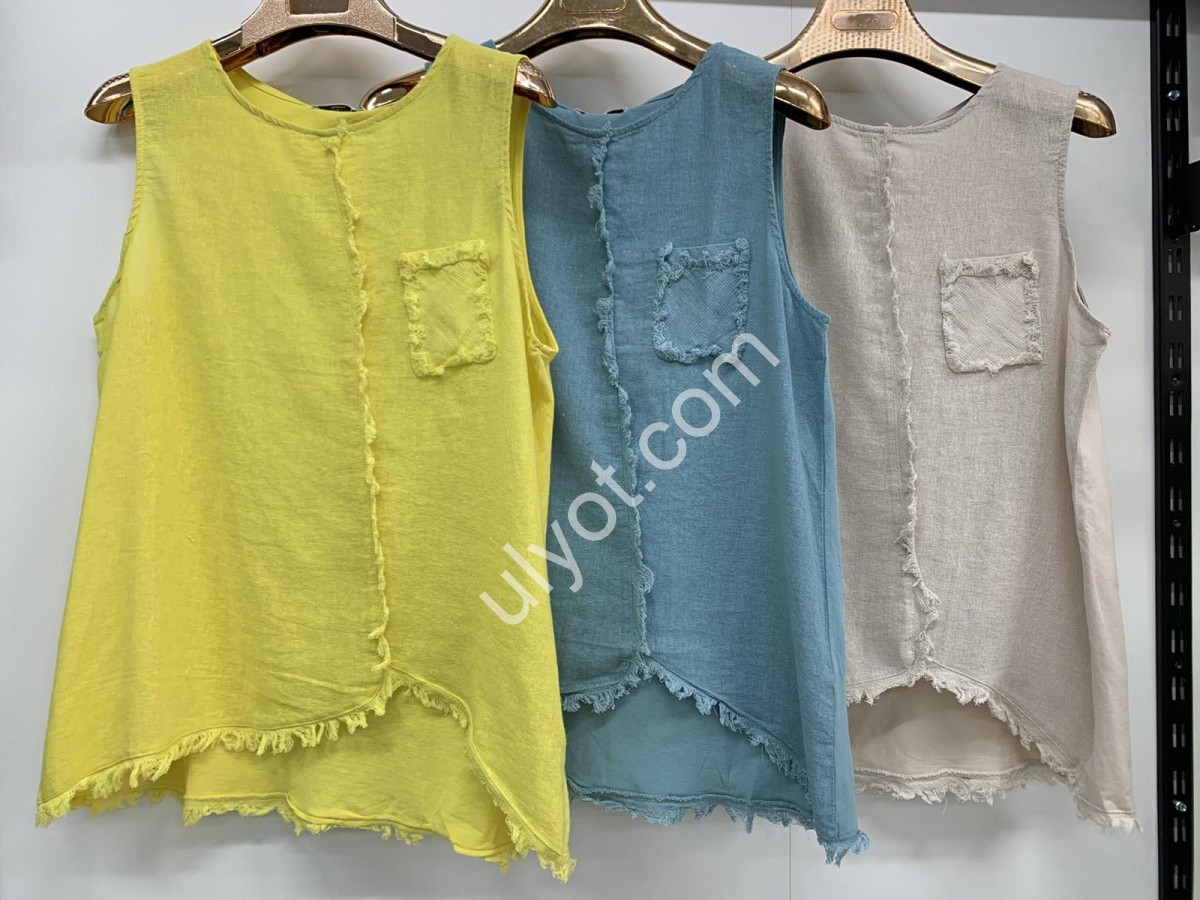 МАЙКА (3XL-6XL) ЖЕЛТЫЙ 7905