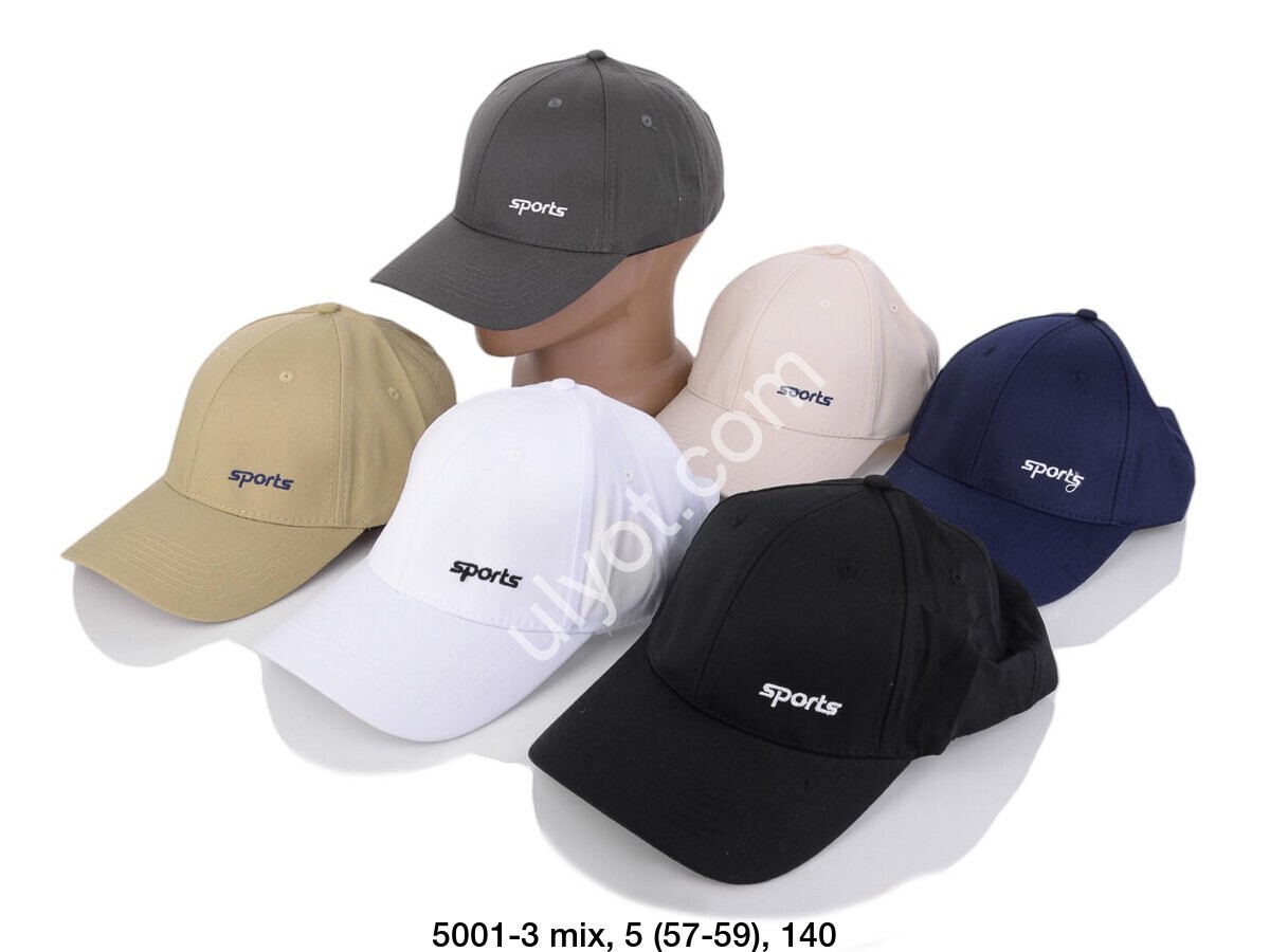 КЕПКА SPORTS (57-59) МІКС 5001-3