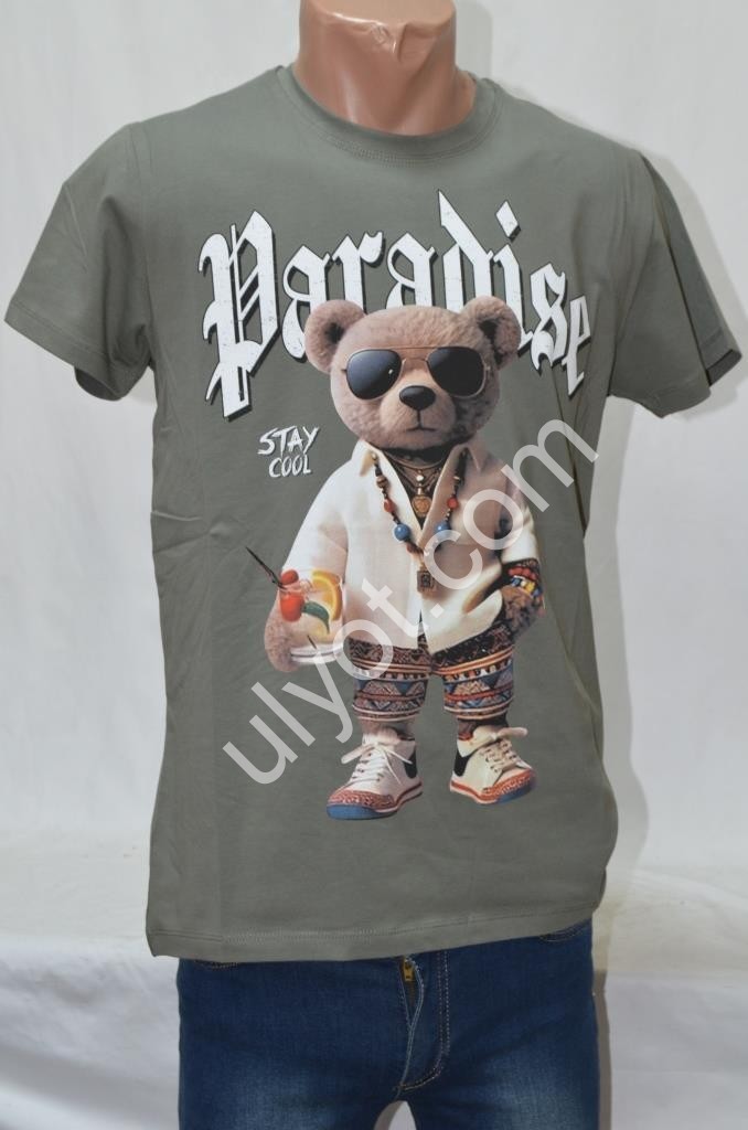 ФУТБОЛКА (S-2XL) ОЛИВКА 4149